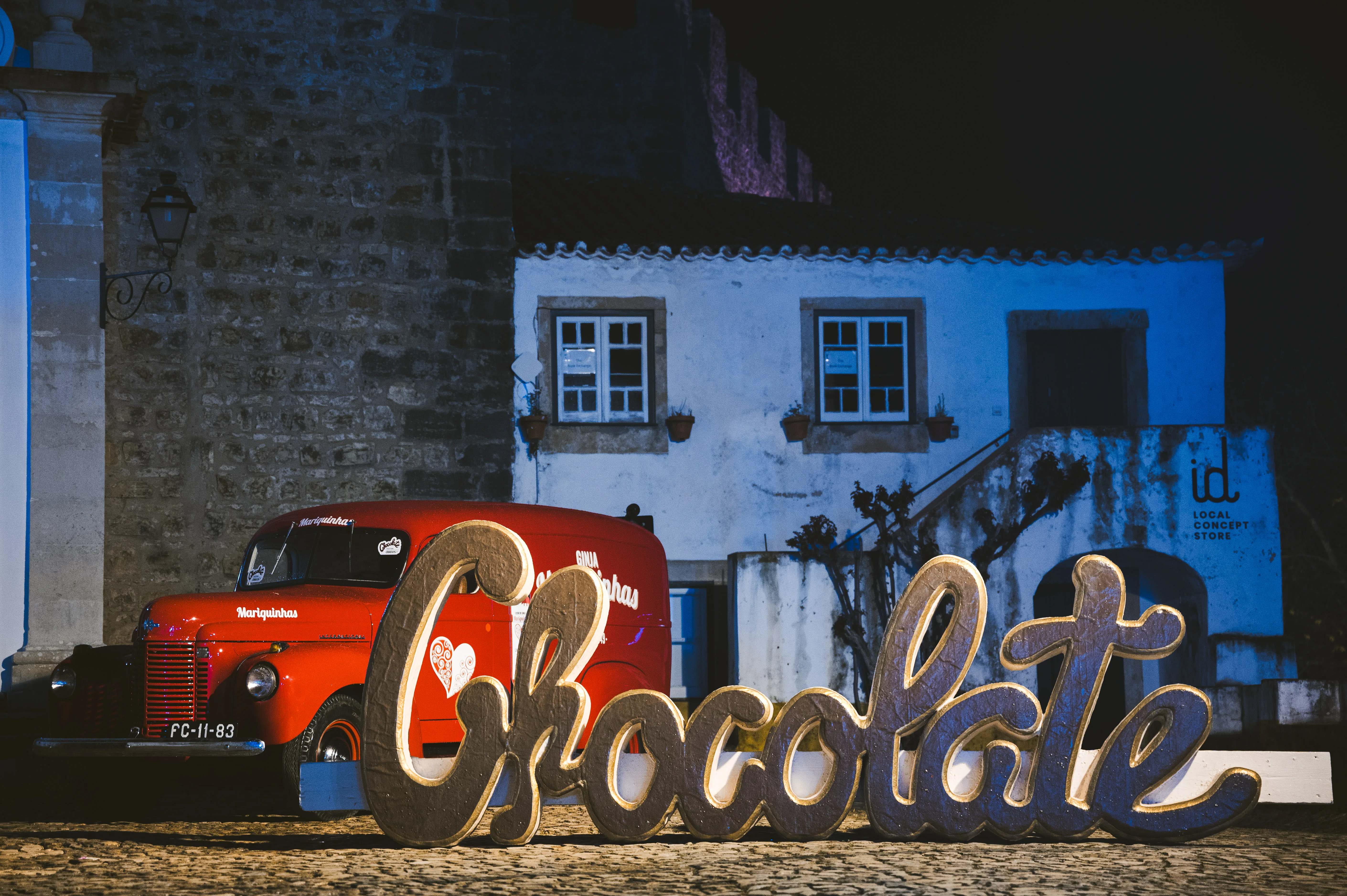 Vista de Óbidos, a Vila do Chocolate