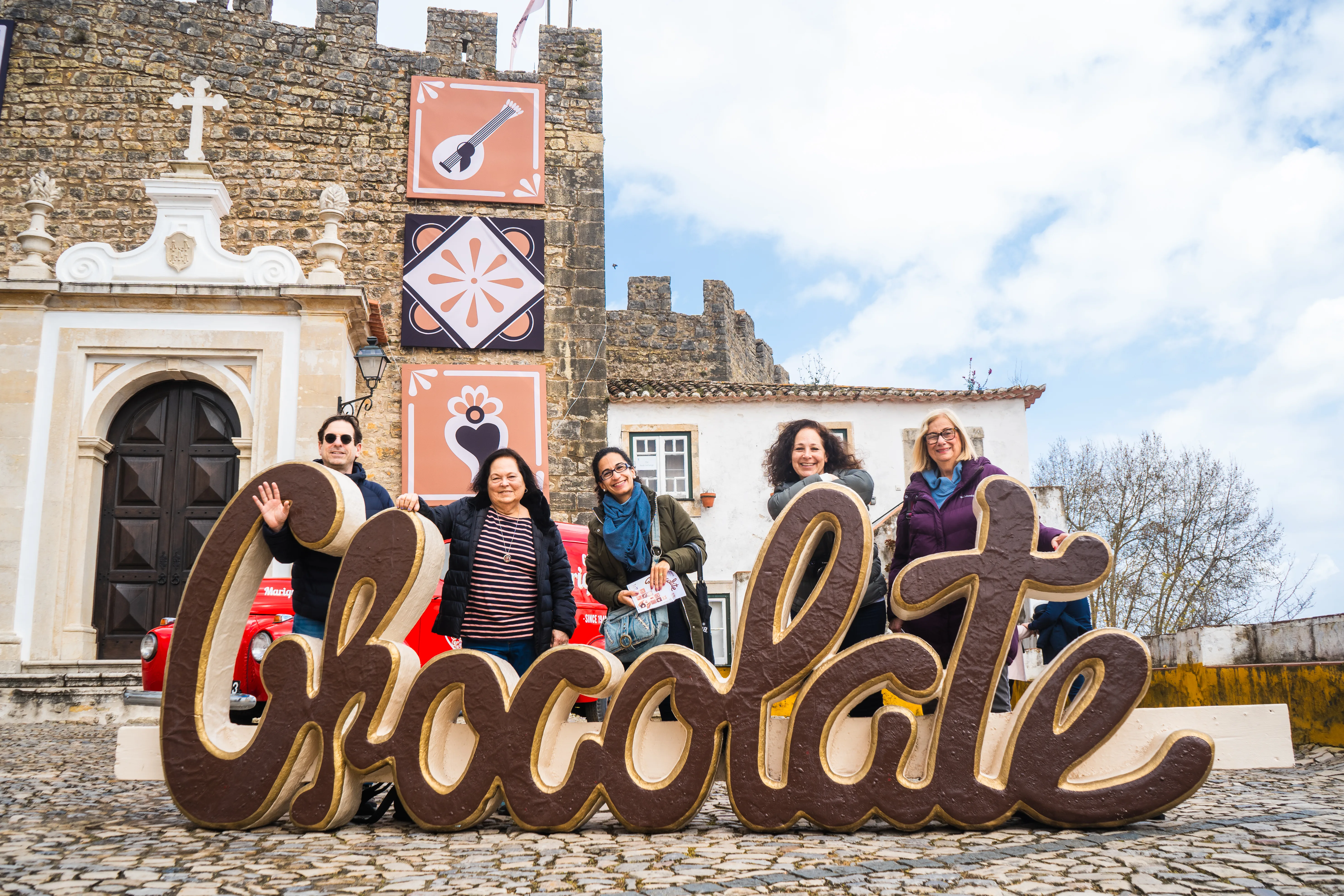 Vista de Óbidos, a Vila do Chocolate