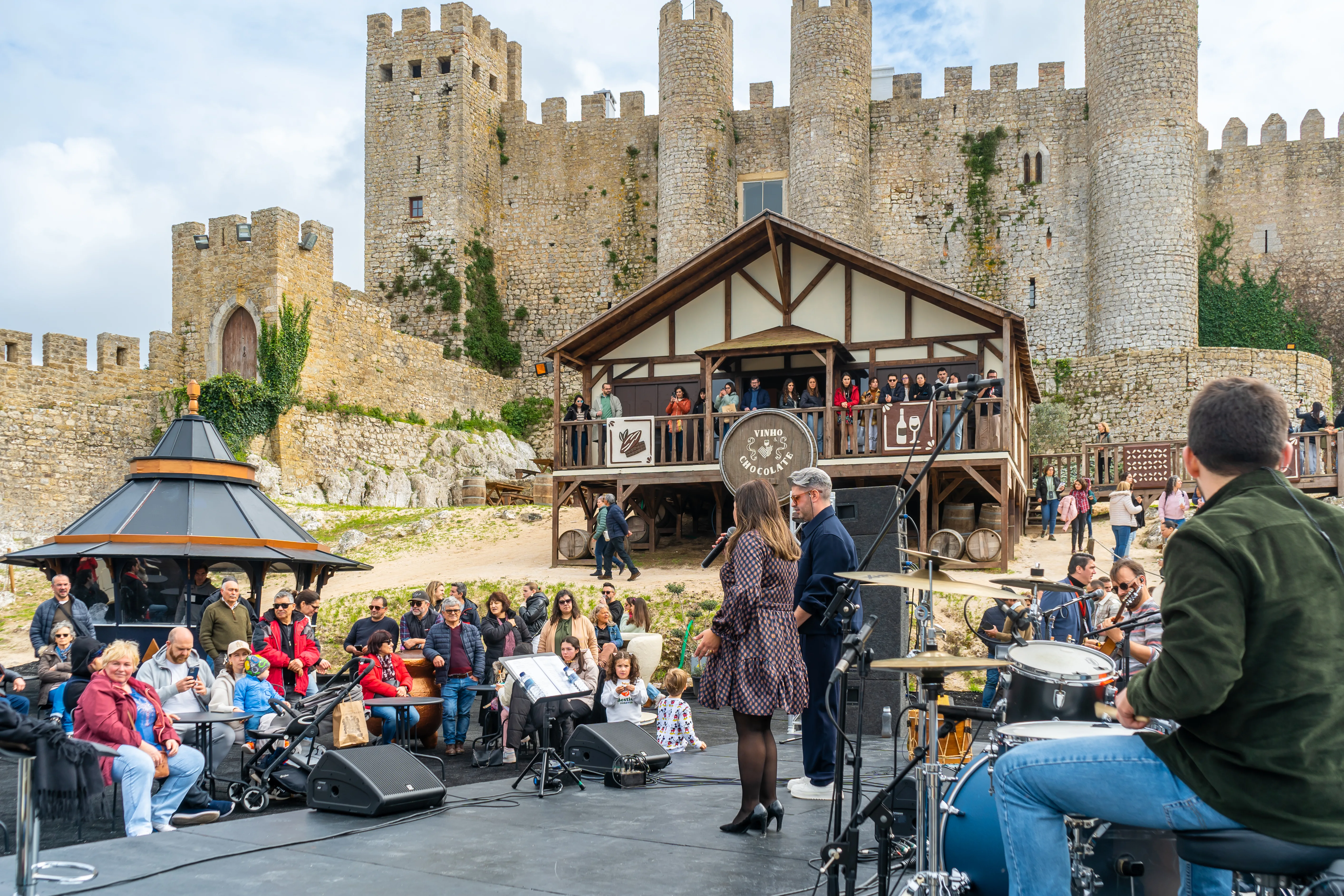 Vista de Óbidos, a Vila do Chocolate