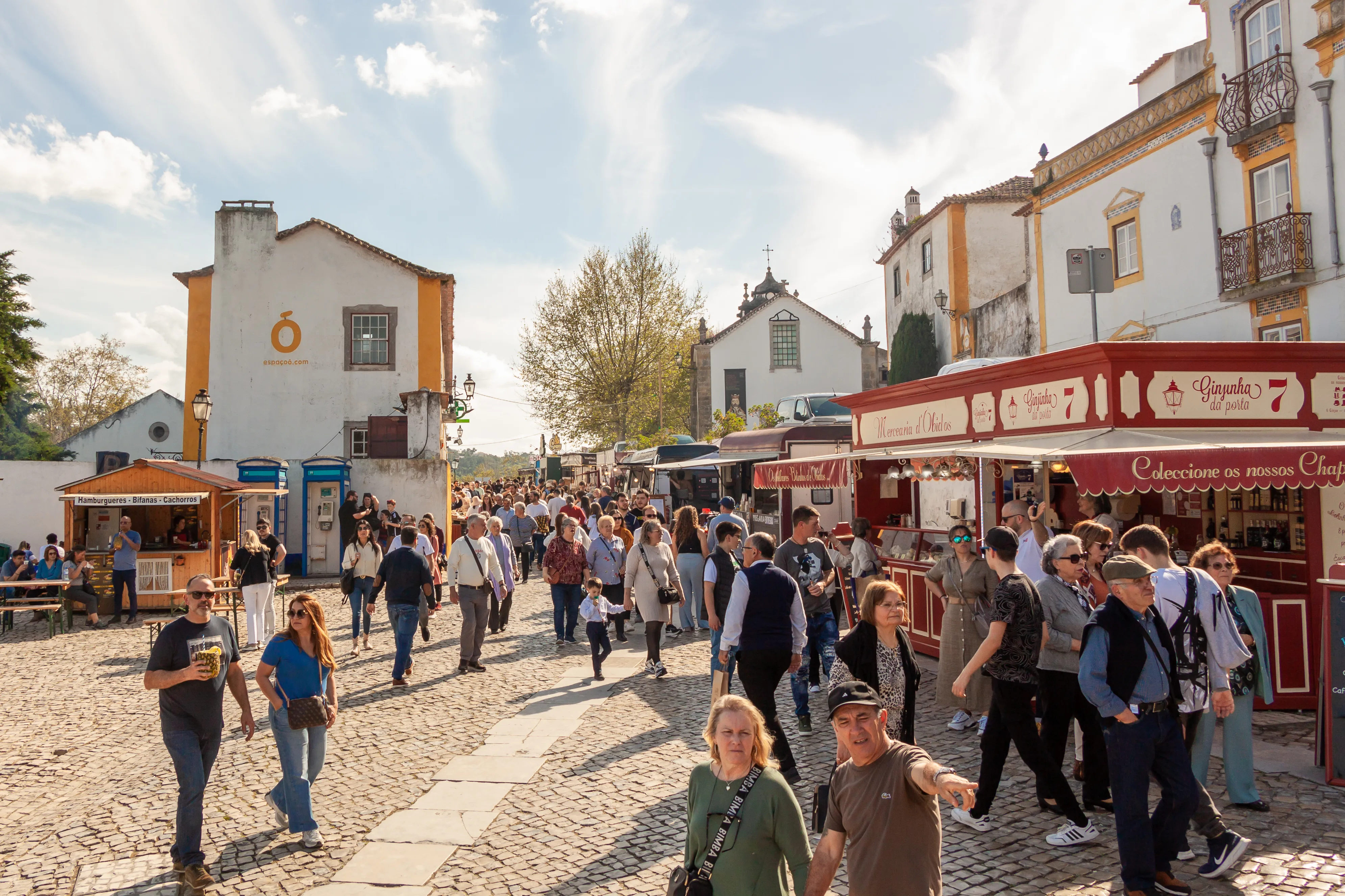 Vista de Óbidos, a Vila do Chocolate