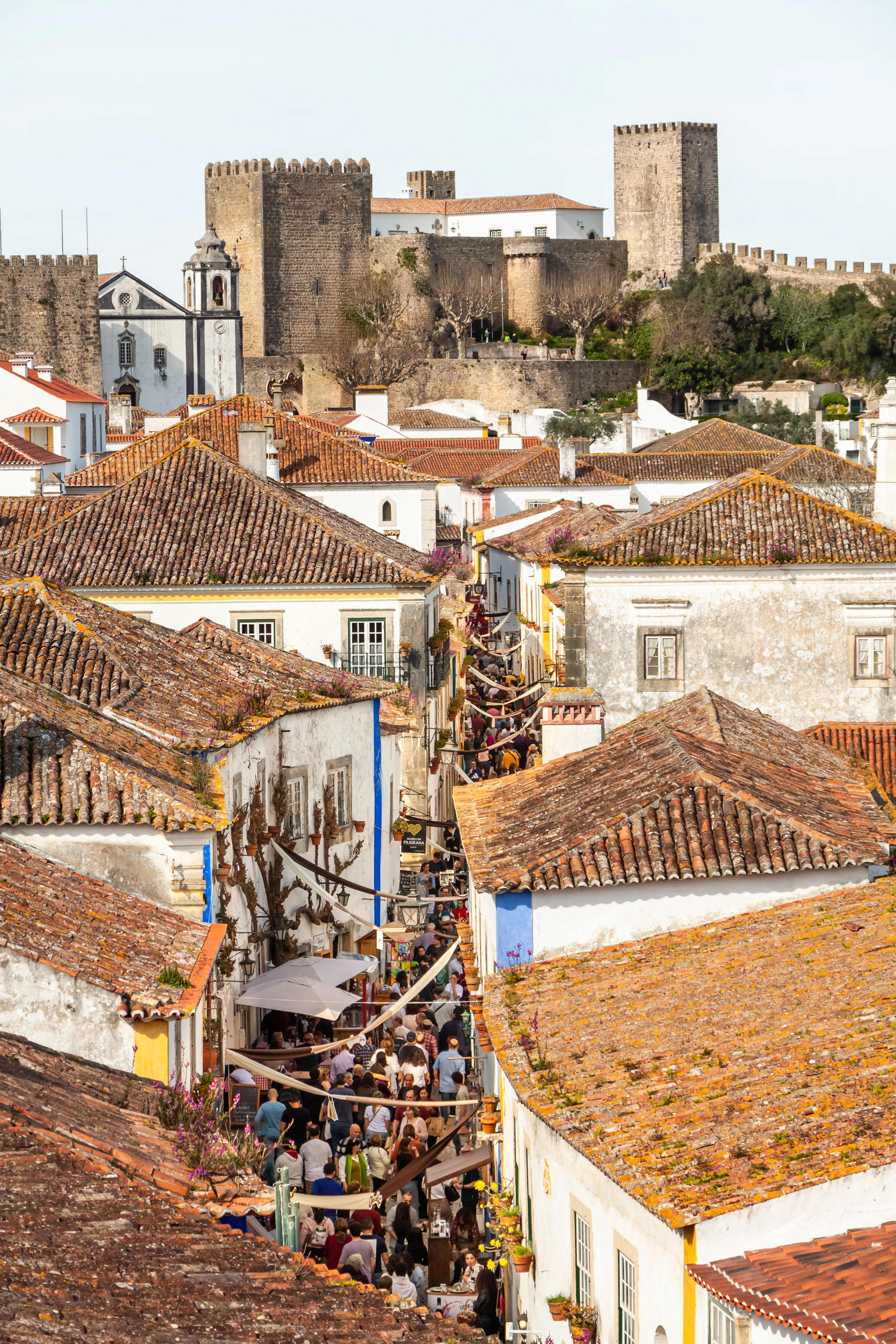 Vista de Óbidos, a Vila do Chocolate