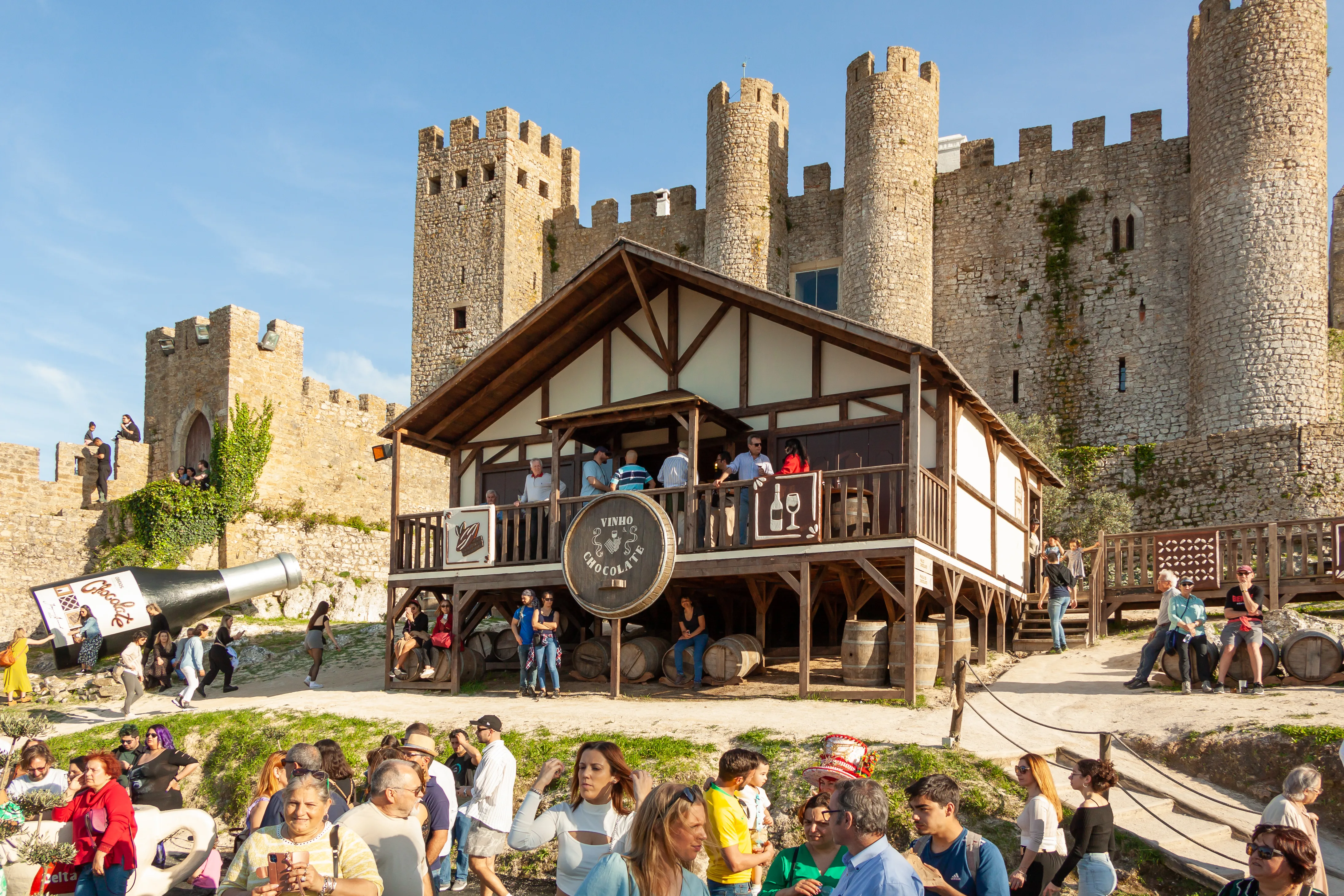 Vista de Óbidos, a Vila do Chocolate